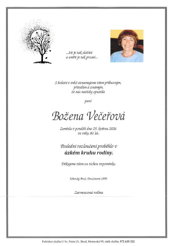 Božena Večeřová
