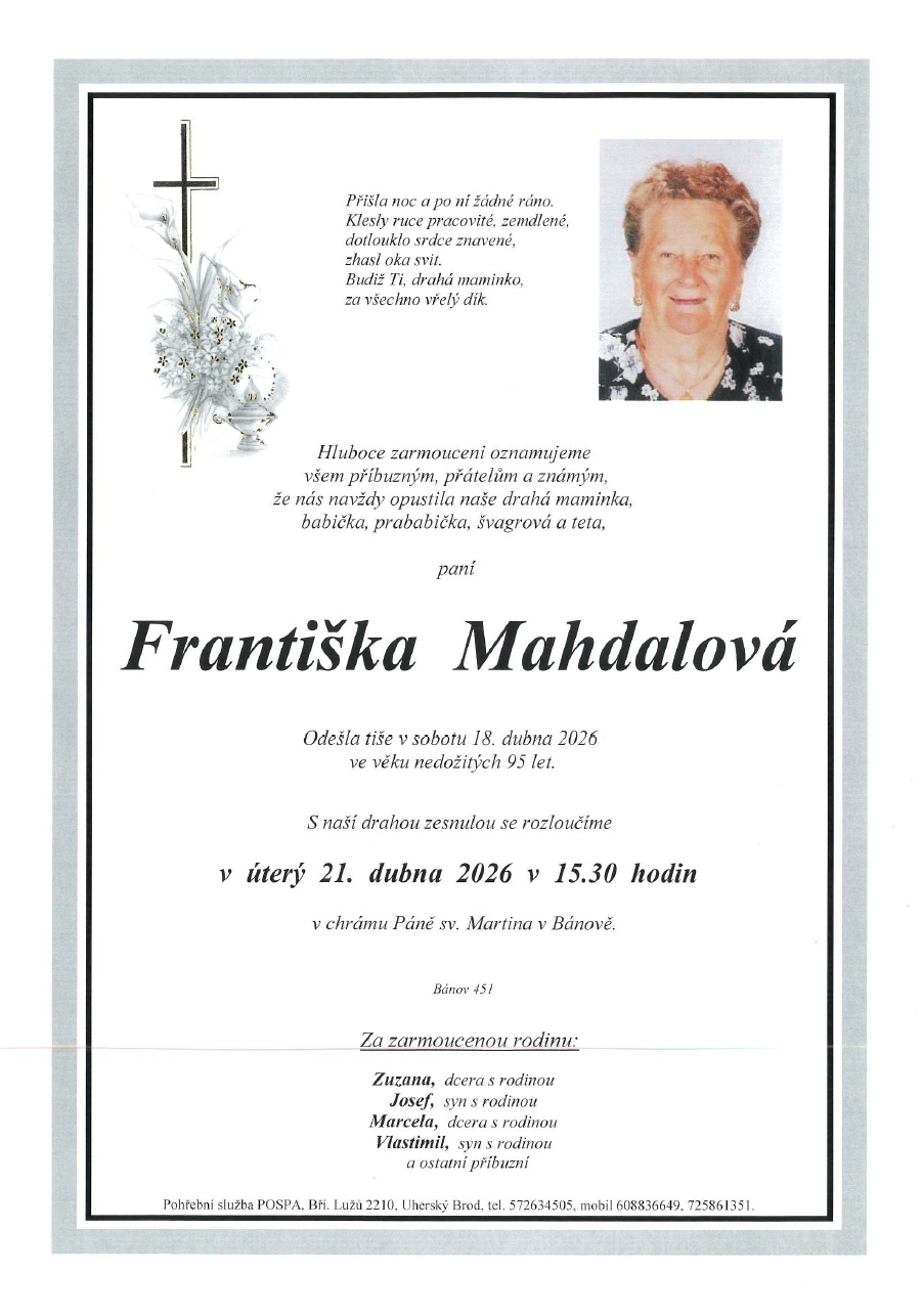 Františka Mahdalová