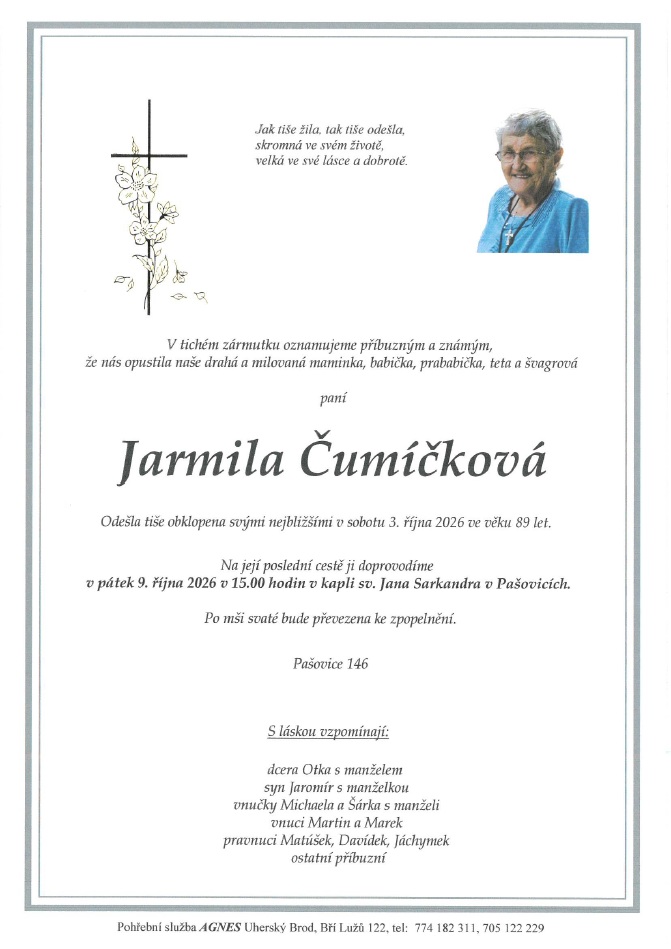 Jarmila Čumíčková (89)