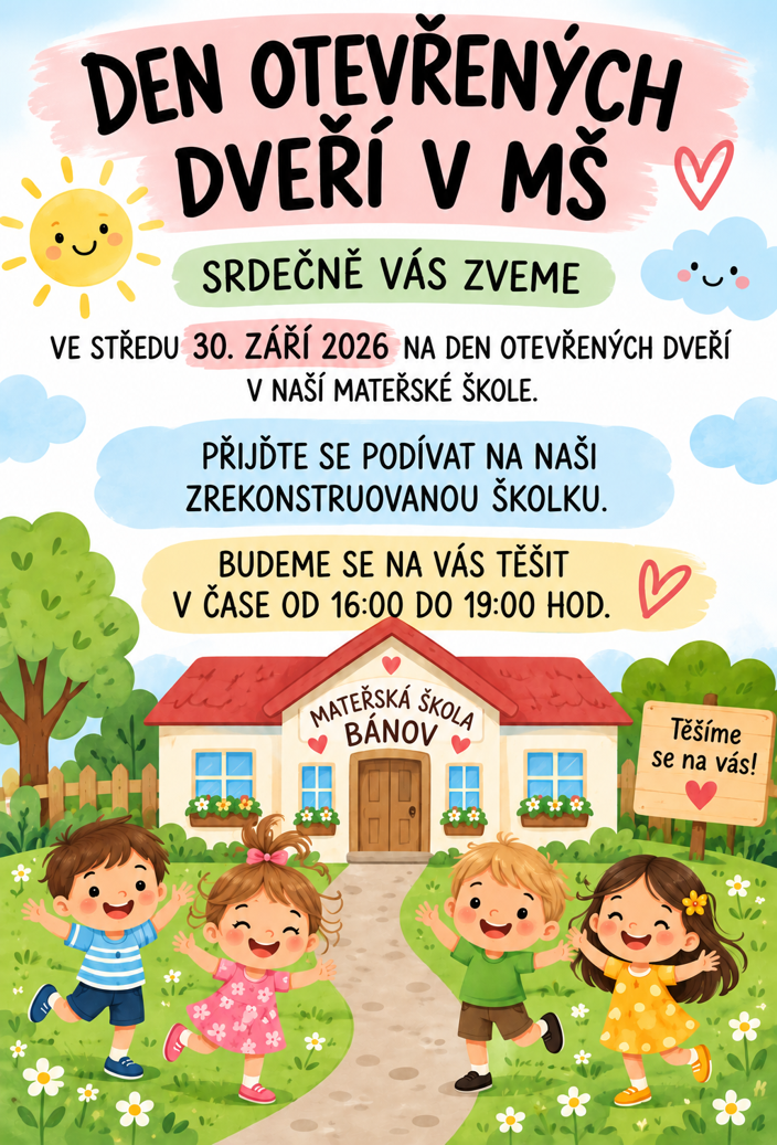 Den otevřených dveří v MŠ
